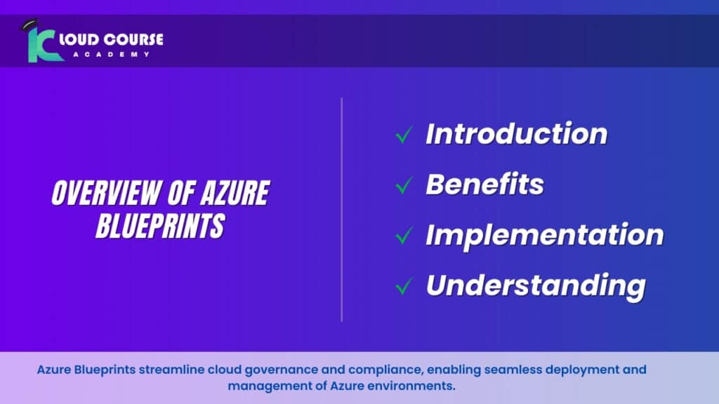 Overview of Azure Blueprints